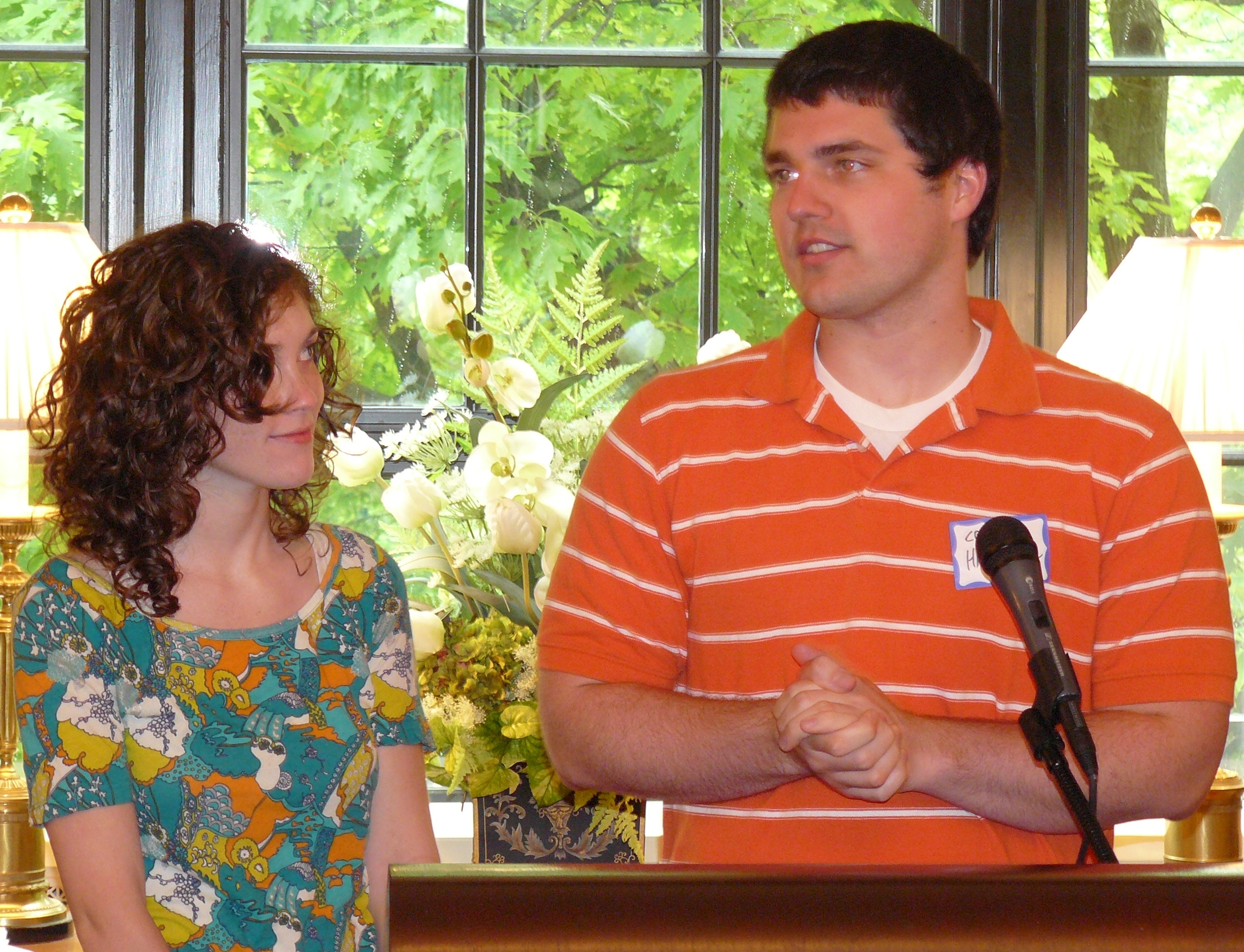 Photo: undergraduates ay May 09 awards reception